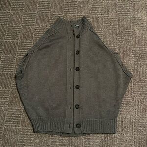 Banana Republic Button Down Sweater/Vest in Brown